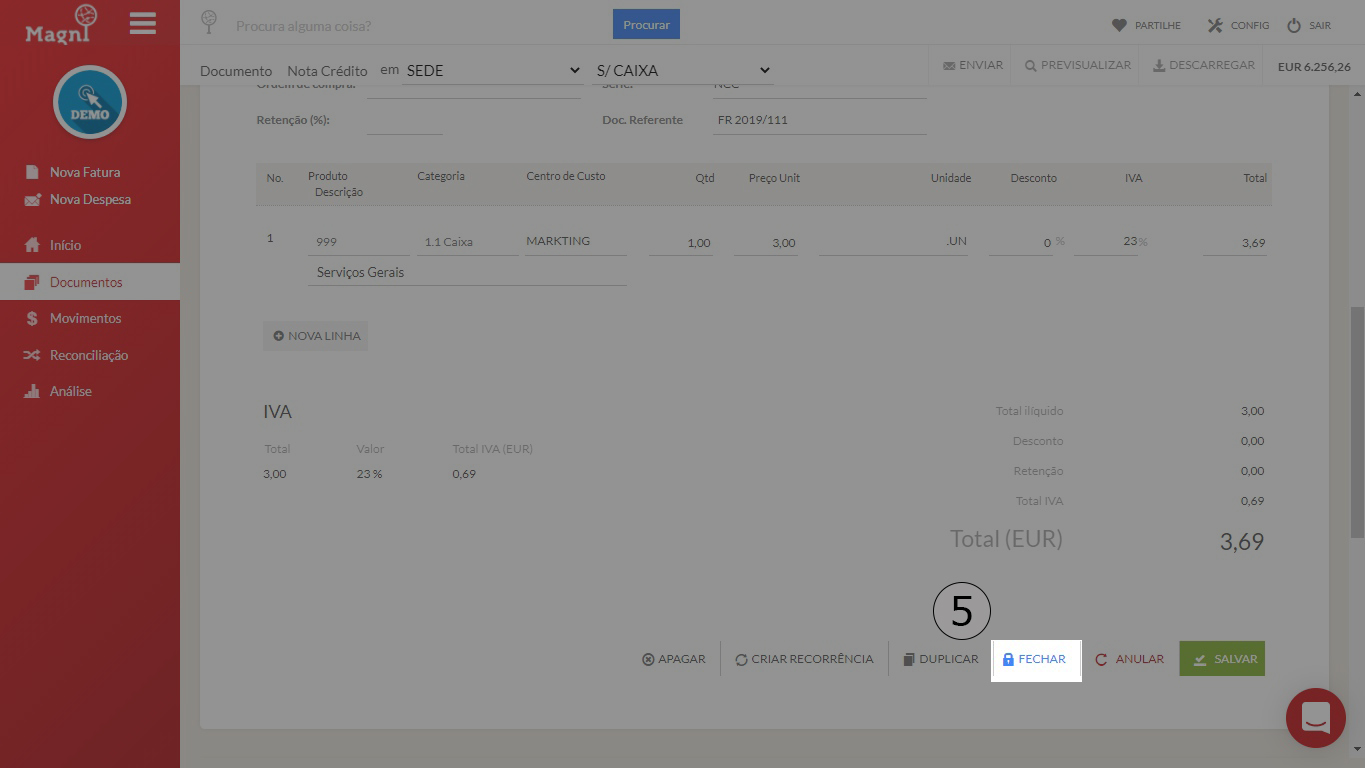 Como Cancelar Um Documento 1 - Passo 5